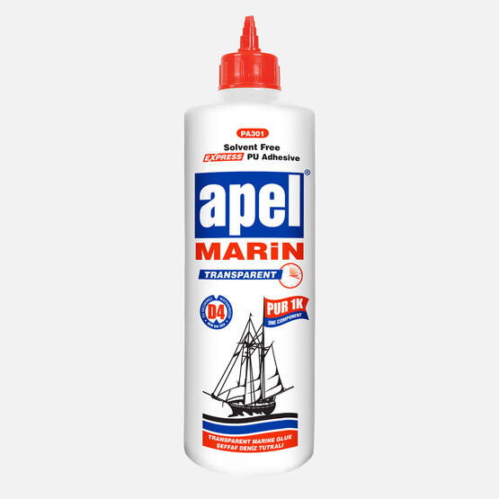 Apel 600 ml Marin Poliüretan Tutkalı Şeffaf Apel 