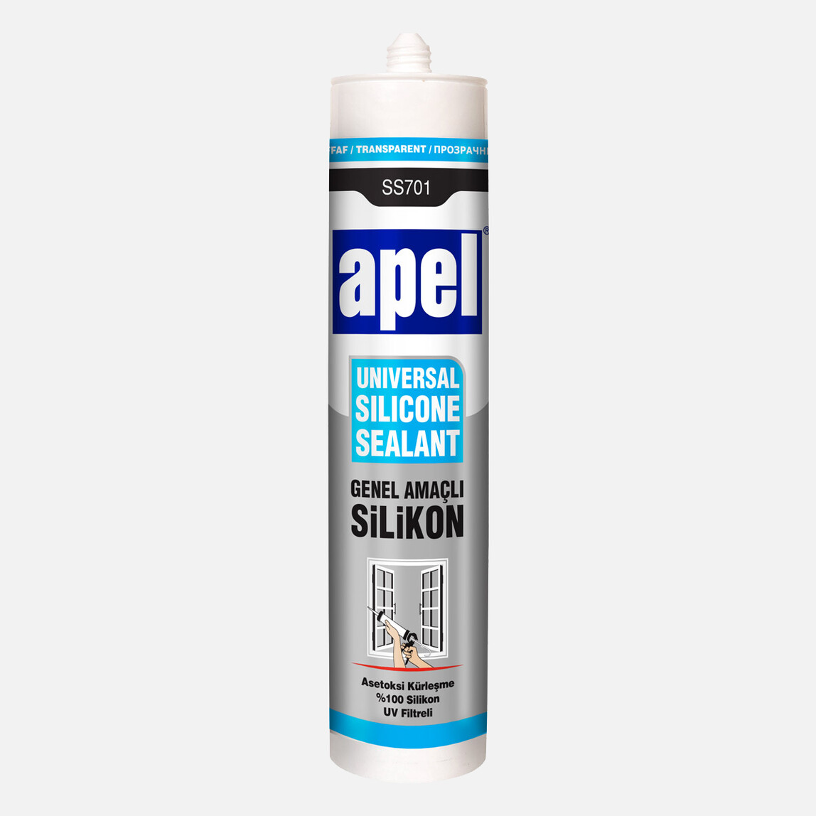    Apel Silikon Şeffaf 280 g 