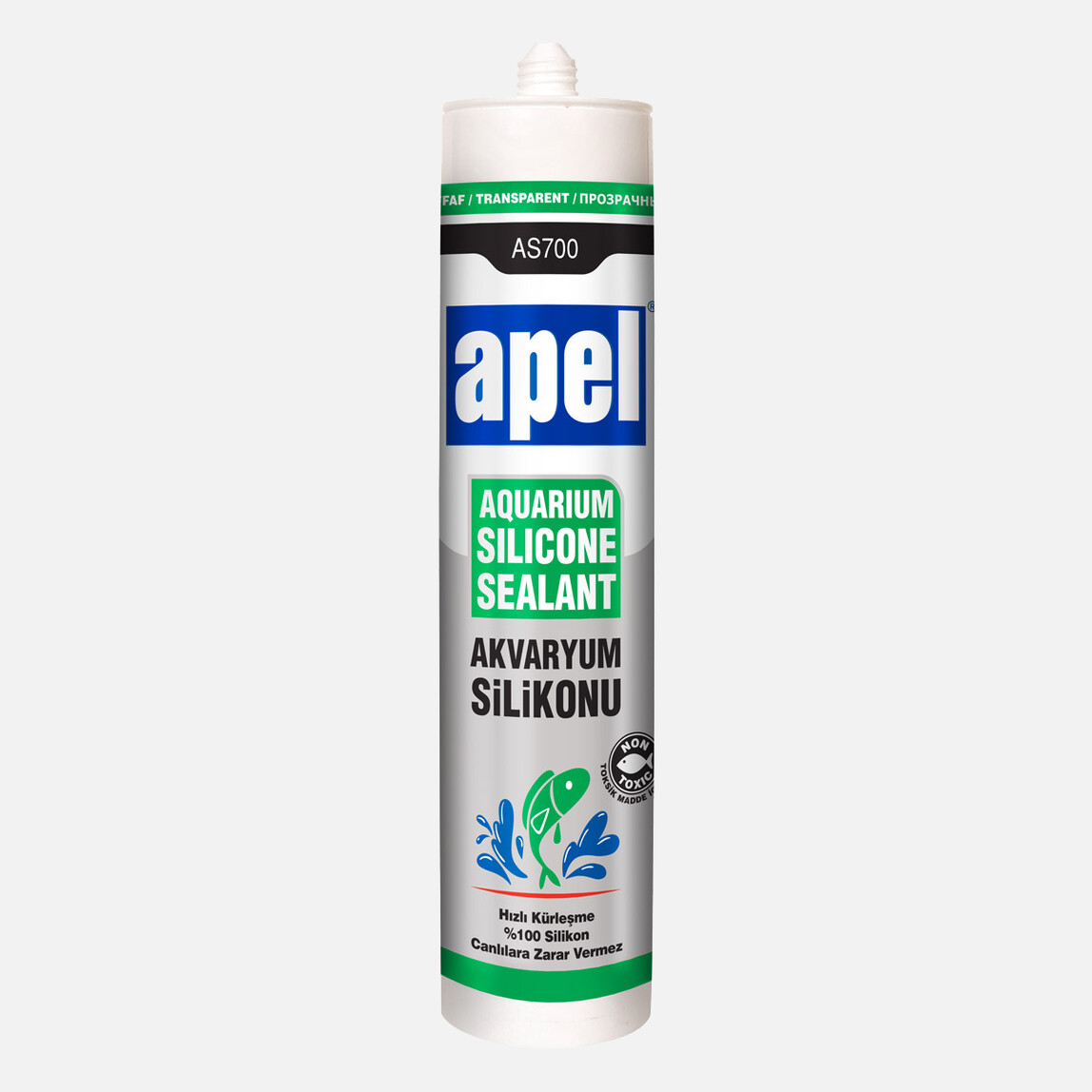    Apel 310 ml Akvaryum Silikonu Şeffaf As700 Apel  