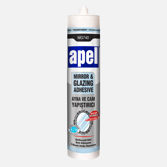 Apel 290 ml Ayna Ve Cam Yapıştırıcı Şeffaf MG740 Apel 
