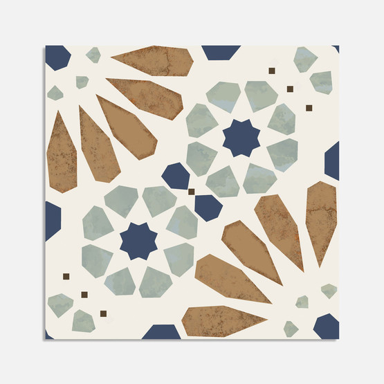 Ege Seramik Blue Deko Mix 20x20cm       