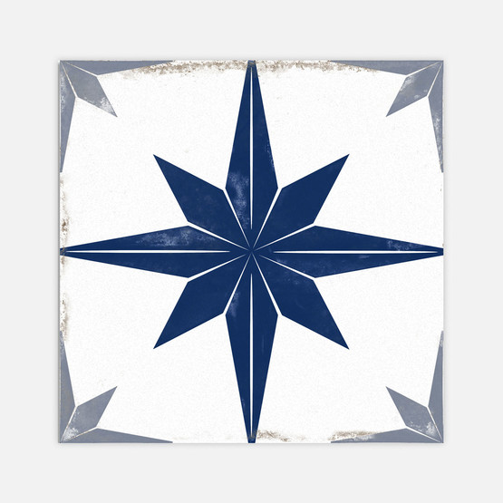 Ege Seramik Atlas Mavi 20x20 cm