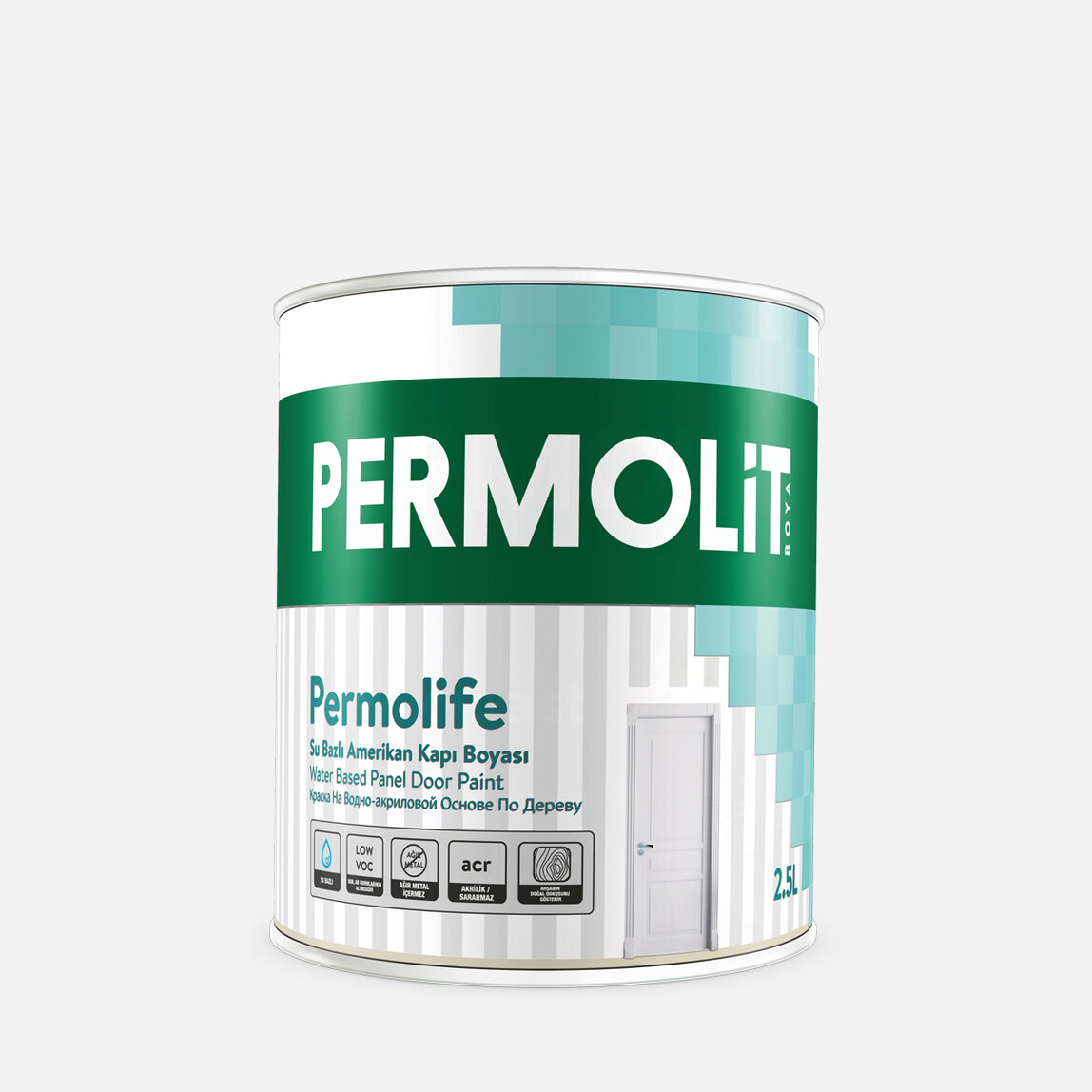    Permolit Permolife Amerikan Kapı Boyası D1-Baz 2,5L 
