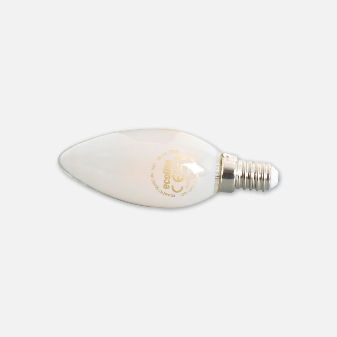    Ecolite Soft Filament C35 4 W Sarı Klasik E14 Duy Led Ampul   