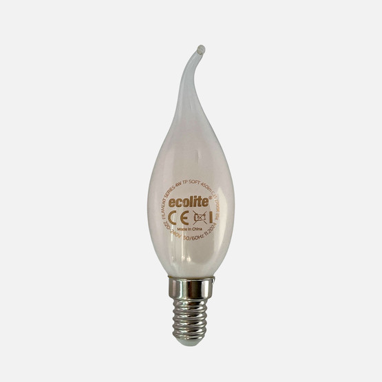 Ecolite Soft Filament C35 4 W Sarı Klasik E14 Duy Led Ampul  