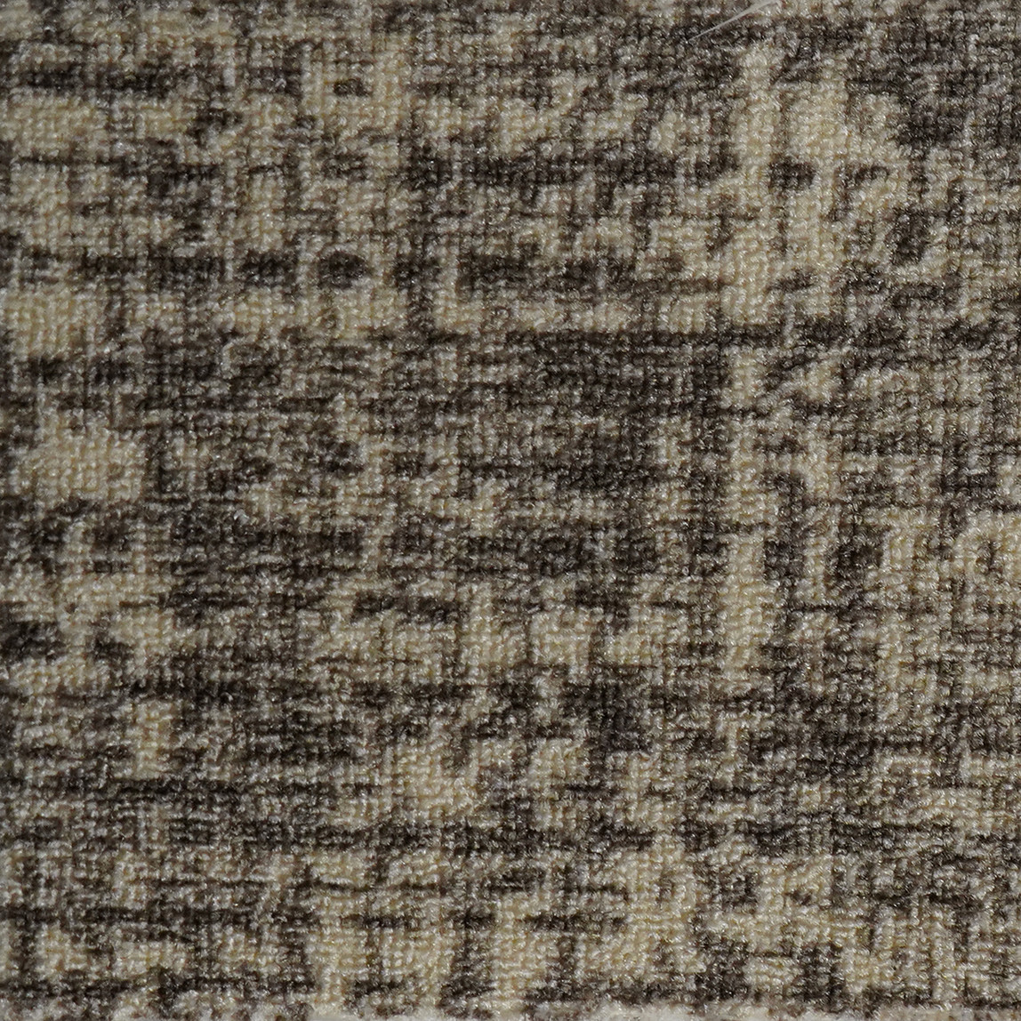    Güven Collection Ege Bukle Baskılı 6 mm 400 cm Duvardan Duvara Halı Kahve 