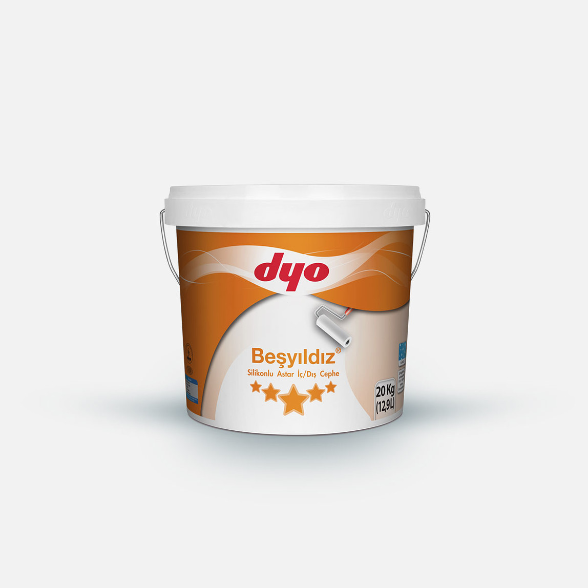    Dyo Silikonlu Astar İç-Dış Cephe Beşyıldız 10 kg  
