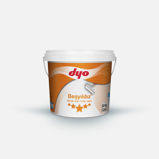 Dyo Silikonlu Astar İç-Dış Cephe Beşyıldız 10 kg 