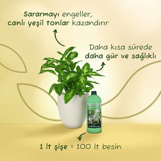Genta Prestige Yeşil Yapraklı Bitkiler İçin Sıvı Besin 1lt 