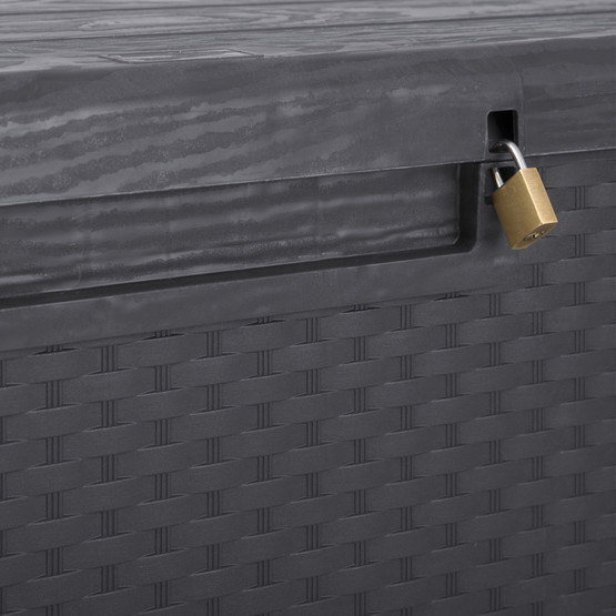 Portofino Plastik Sandık 340 L Antrasit    