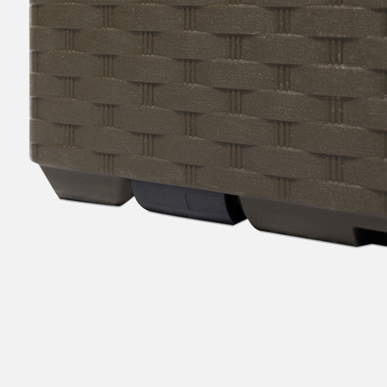 Portofino Plastik Sandık 340 lt Kahverengi      