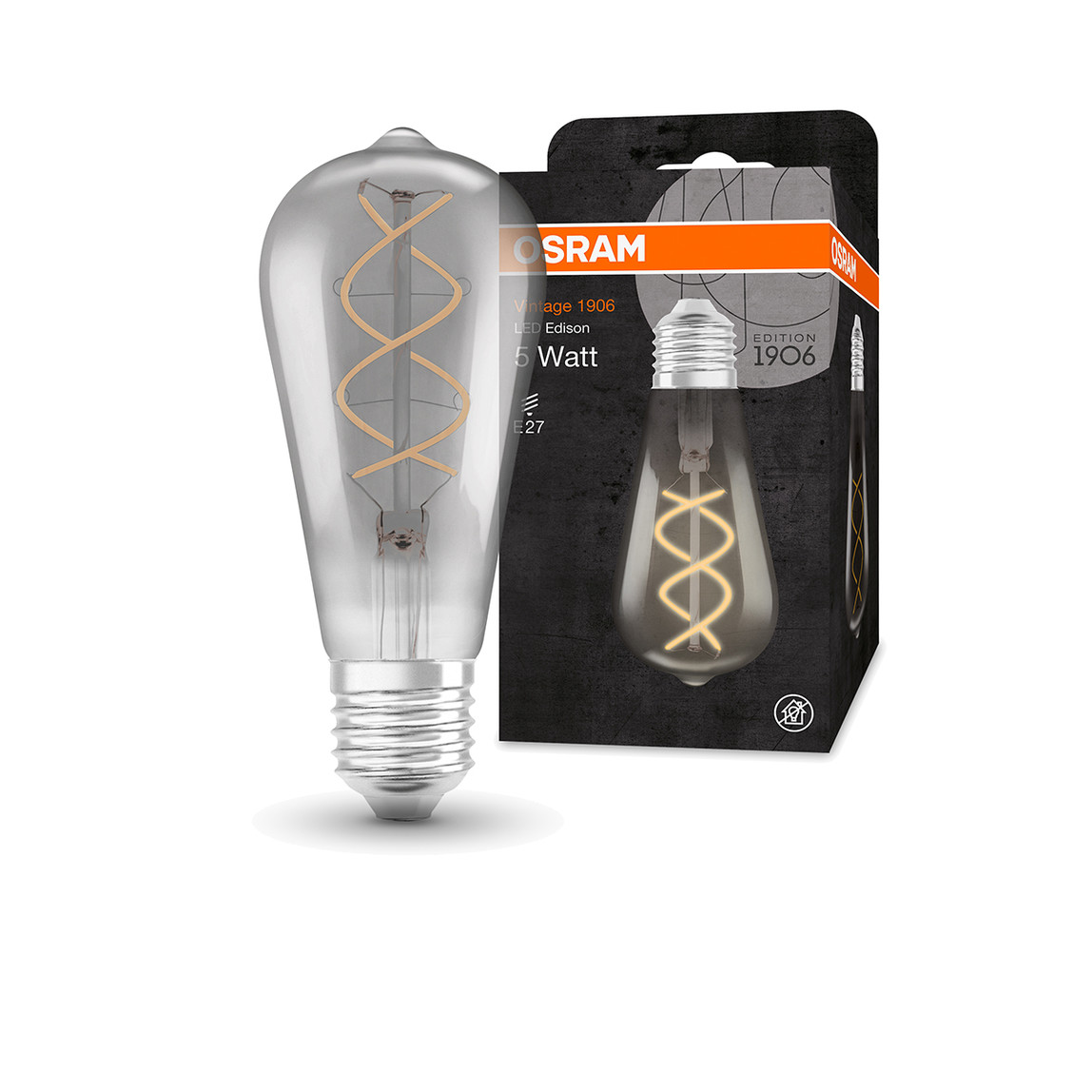    Osram 1906 Led Edison Smoke 5 W Klasik E27 Duy Led Ampul   