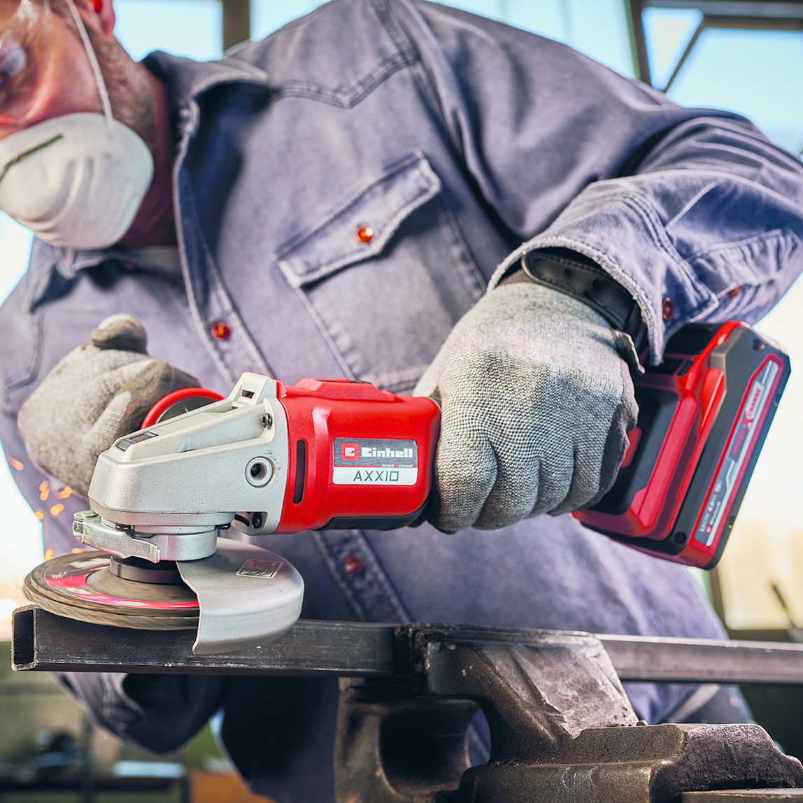    Einhell Axxio 18/115 mm Solo Kömürsüz Avuç Taşlama Makinesi  (Akü ve Şarj Cihazı Dahil Değildir.) 