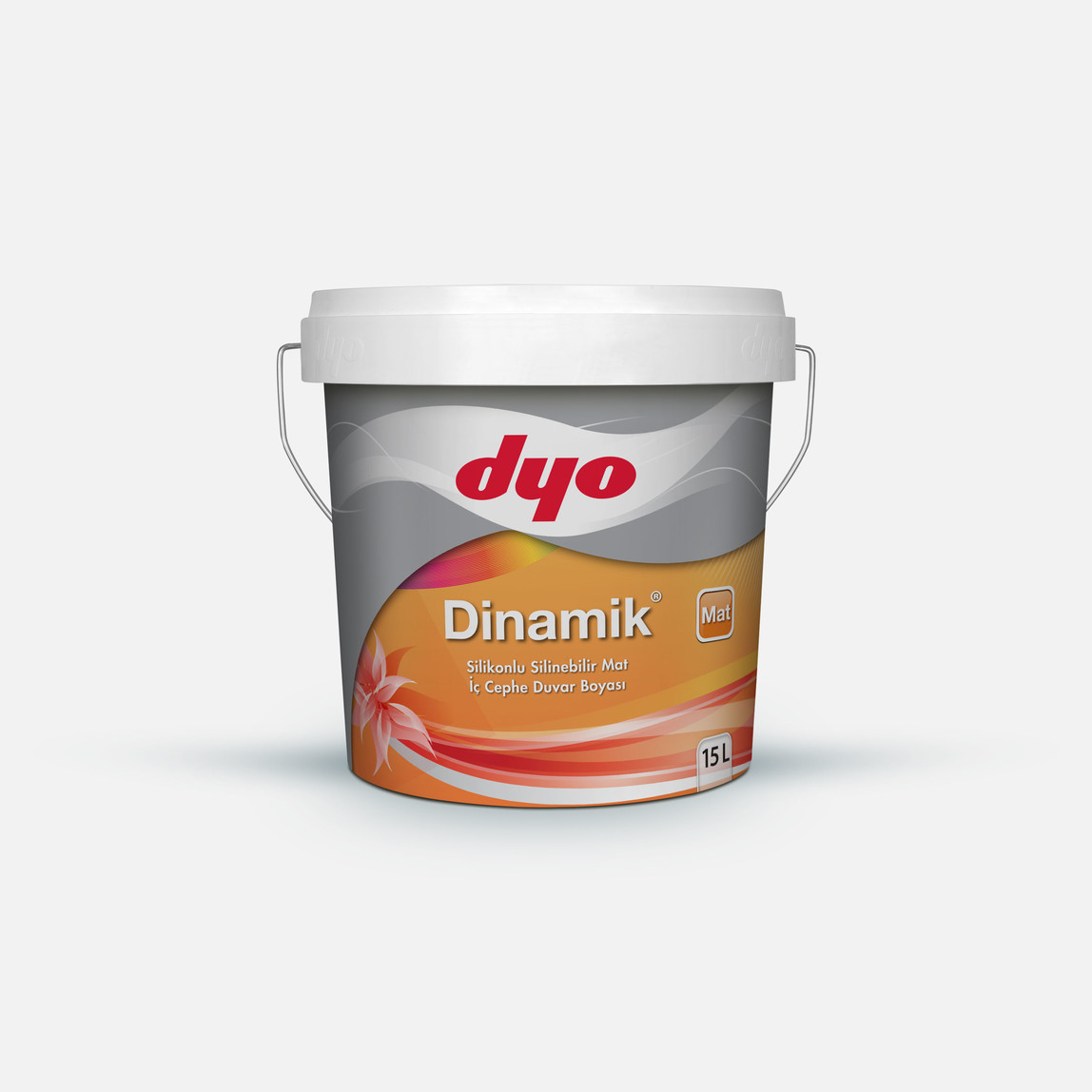    Dyo Dinamik Mat Silikonlu Beyaz İç Cephe Boyası 7,5 lt  