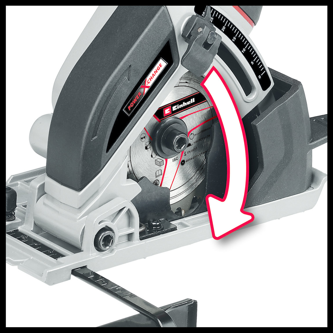   Einhell TE-CS 18V 89 mm Solo Mini Daire Testere (Akü ve Şarj Cihazı Dahil Değildir.) 