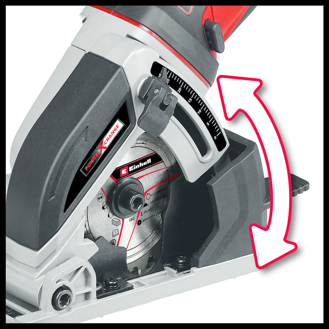    Einhell TE-CS 18V 89 mm Solo Mini Daire Testere (Akü ve Şarj Cihazı Dahil Değildir.) 