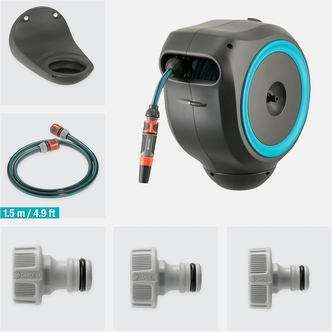    Gardena Duvara Monte Hortum Kutusu RollUp S 