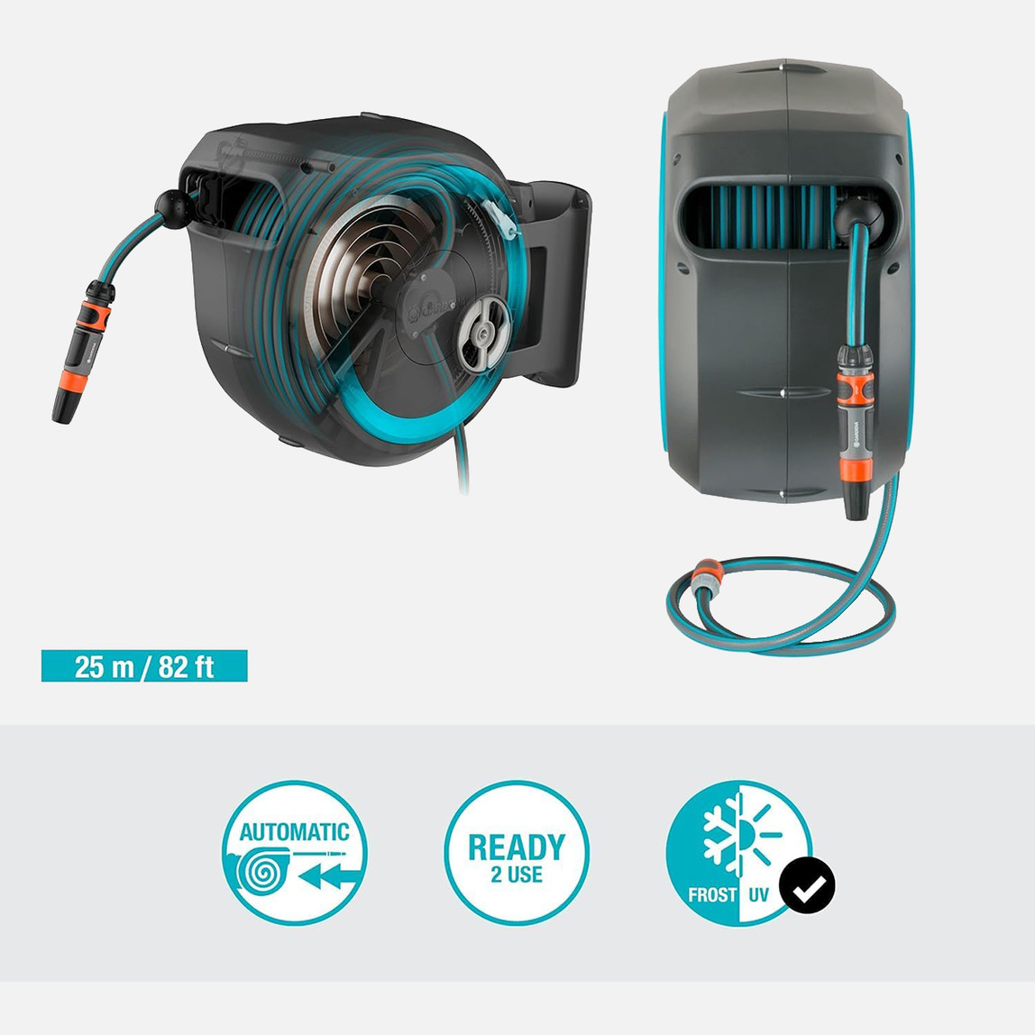    Gardena Duvara Monte Hortum Kutusu 25m  