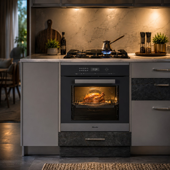 Argemon Siena Tek Kapalı Ahşap Antrasit 90 x 60 x 60 cm Ankastre Modül Mutfak Dolabı 