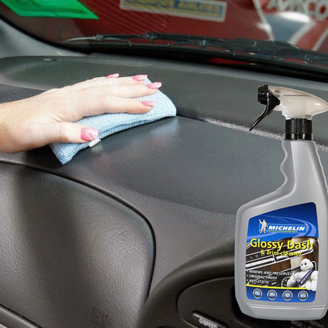    Michelin MC31388 650ml Torpido ve Trim Temizleme ve Bakım Spreyi 