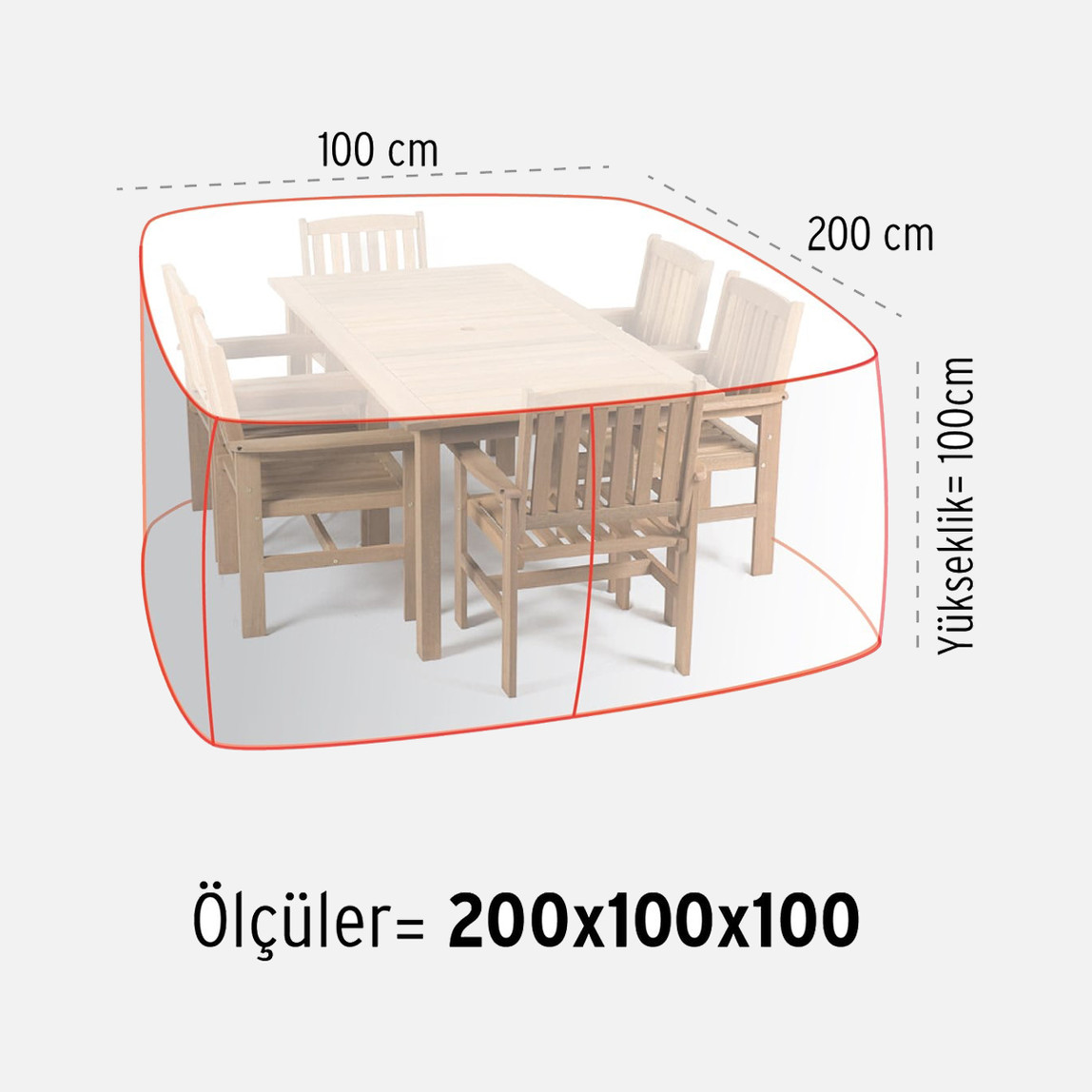    Homaks Mobilya Koruma Örtüsü 200x100  
