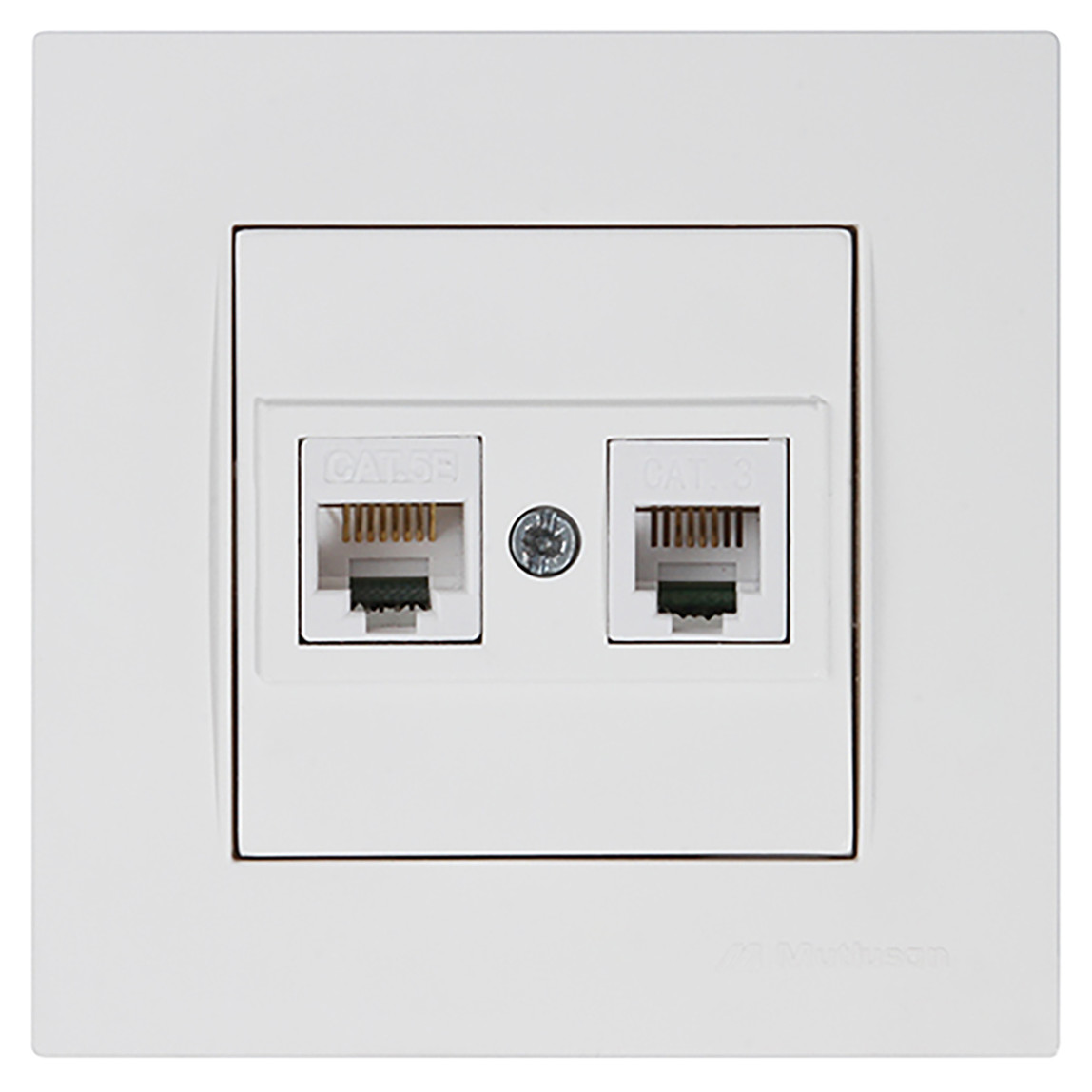    Mutlusan Rita TelefonData Priz (Rj12 Cat5E) Beyaz  