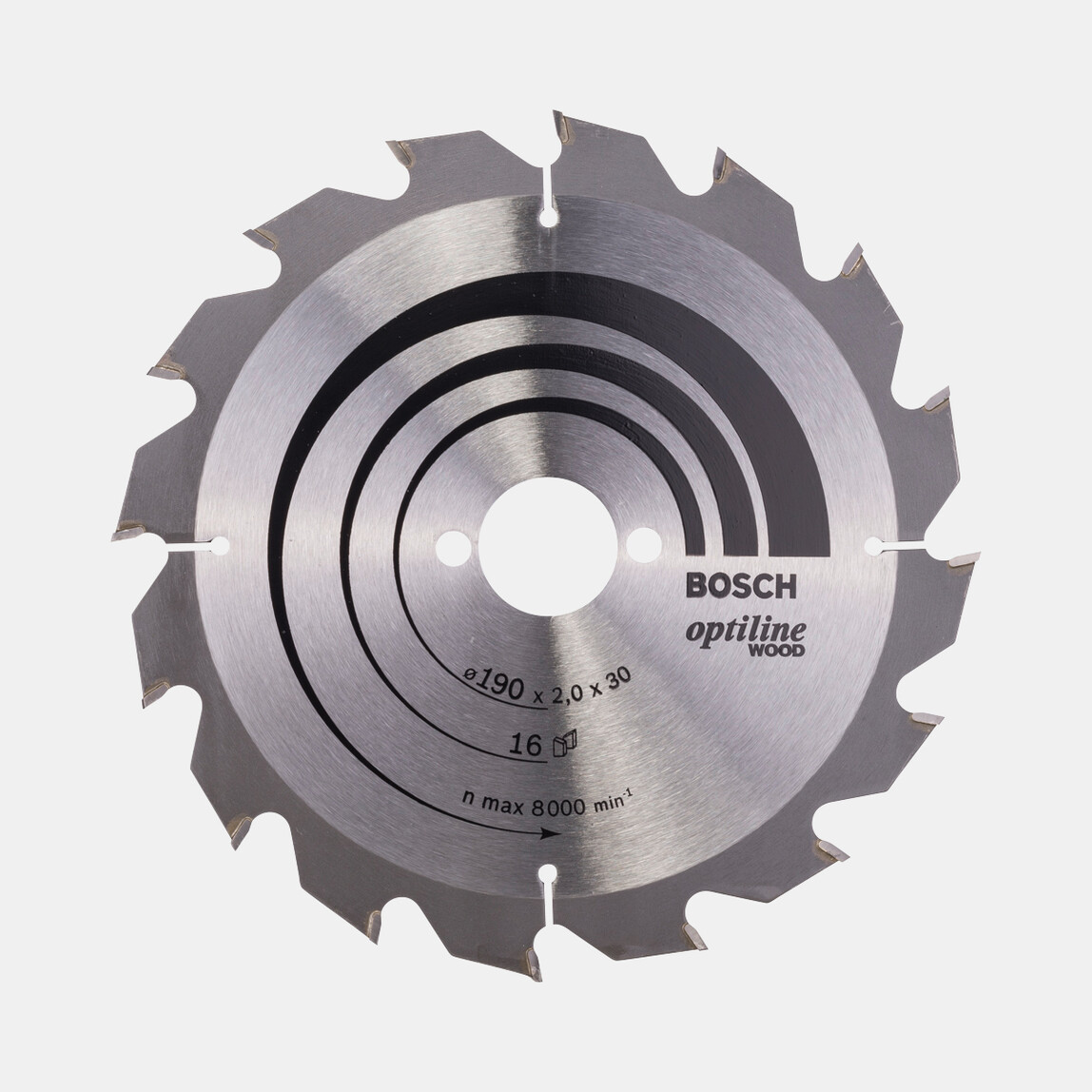    Bosch Optiline Wood 190x30 mm 16 Diş  