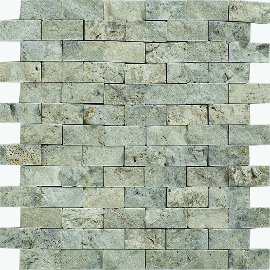 Delta Doğal Taş Silver Traverten Patlatma 2,3x4,8cm