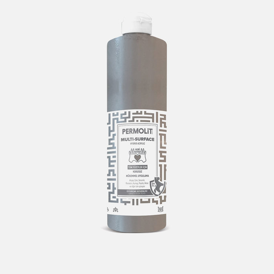 Permolit 0,5 lt Akrilik Boya Koyu Gri Multi Surface Permolit 