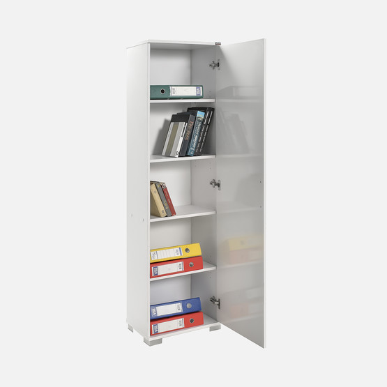 Adore Diamond Kapaklı 4 Raflı Dolap 