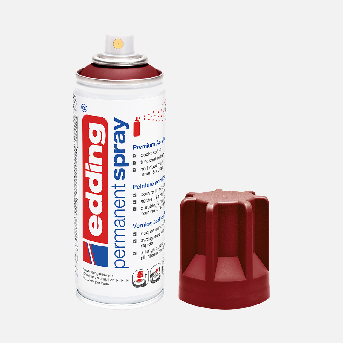    200 ml Permanent Akrilik Sprey Boya Purplered Mat 912 