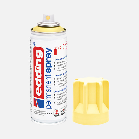 200 ml Permanent Akrilik Sprey Boya Pastel Yellow 915