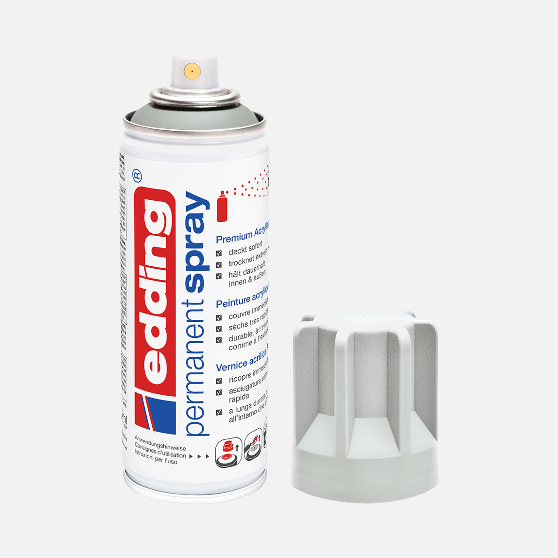    200 ml Permanent Akrilik Sprey Boya Light Grey Mat 925 