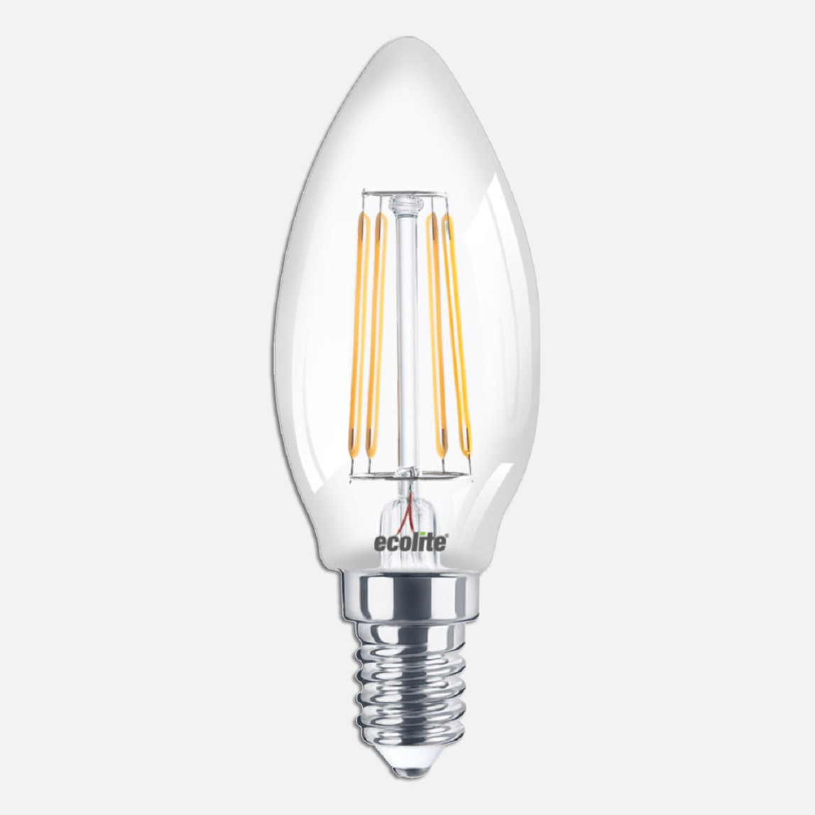    Ecolite Led Filament C35 6 W Sarı 2700K E14 LED Ampul 