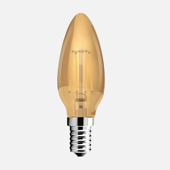 Ecolite Led Filament Gold 4 W Sarı 2200K E14 LED Ampul