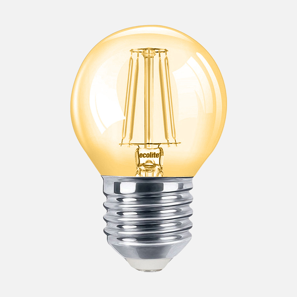    Ecolite Led Filament Gold 4 W Sarı 2200K E27 LED Ampul 