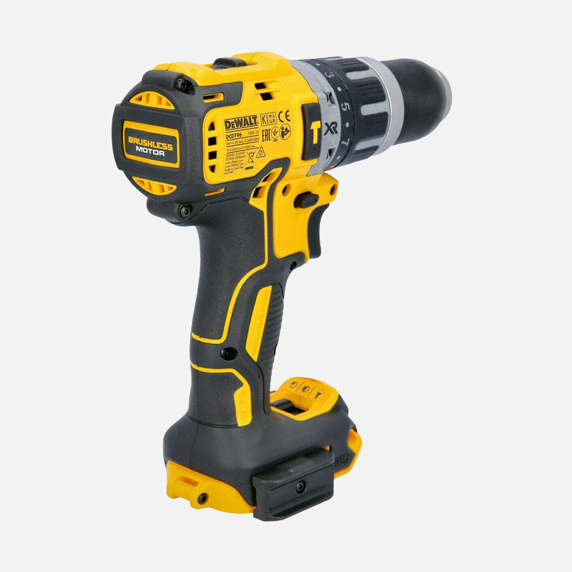    Dewalt Dcd796Nt-Xj 18 V 70 Nm Solo Kömürsüz Motor Akülü Darbeli Matkap (Akü ve Şarj Cihazı Dahil Değildir.) 