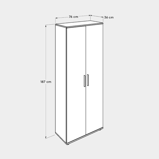 Adore Porto 2 Kapaklı 10 Bölmeli Geniş Ayakkabılık 