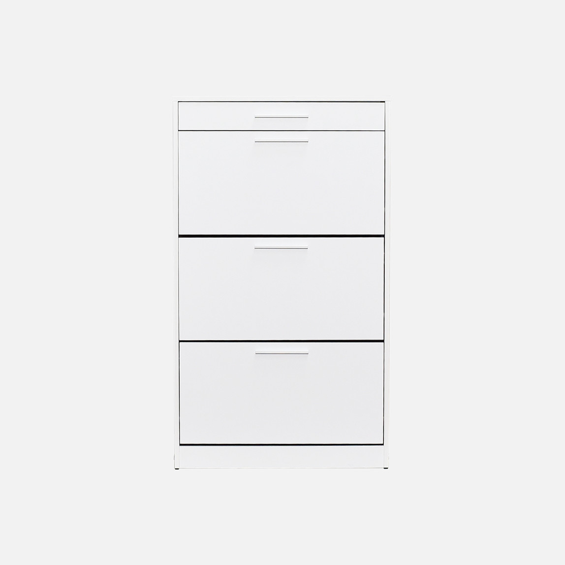    Adore Flat Kapaklı Çekmeceli 3 Katlı Ayakkabılık  