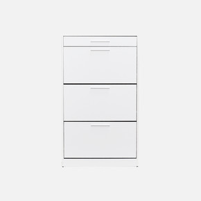 Adore Flat Kapaklı Çekmeceli 3 Katlı Ayakkabılık 