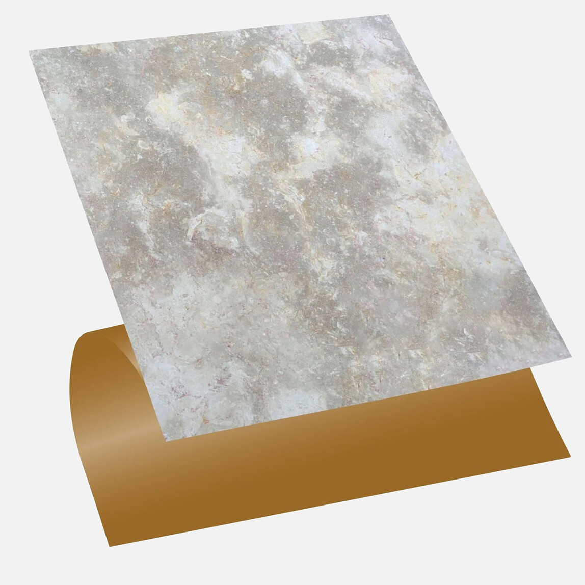    Tink Mermer Desenli Gri Duvar PVC Karola 30 x 30 cm 