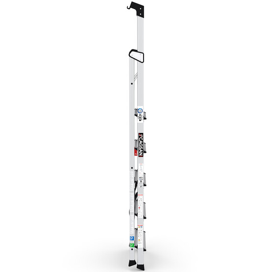 Çağsan Hazar Alüminyum 5+1 Basamaklı Katlanır Merdiven 