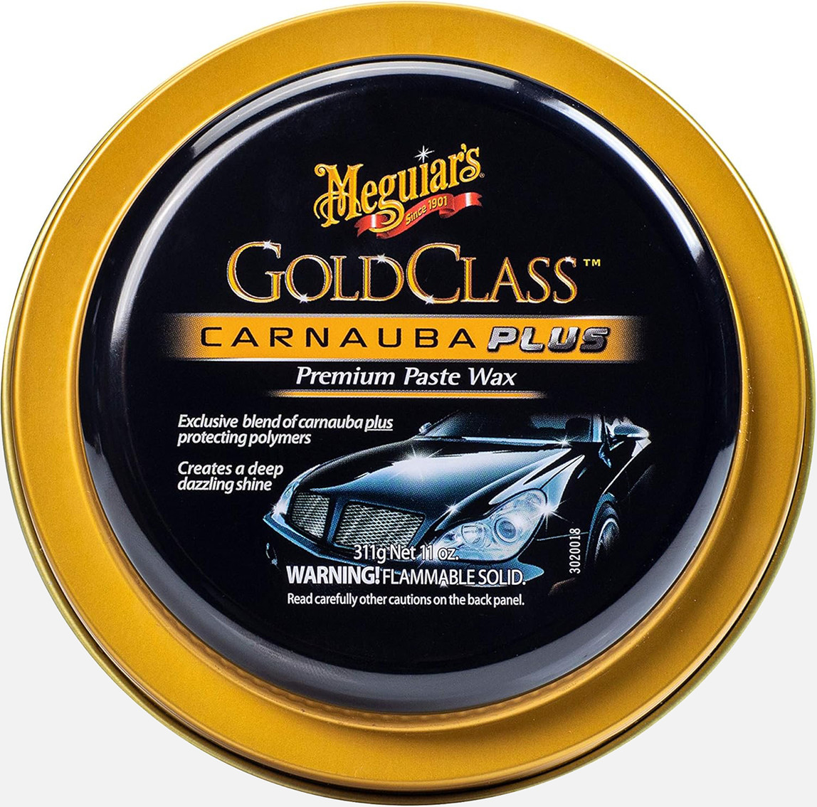    Meguiars Gold Class Oto Katı Pasta 311 gr Yüksek Performans  