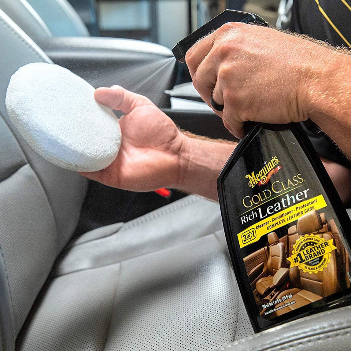    Meguiars Gold Class Deri Temizleyici-Koruyucu 473 ml  