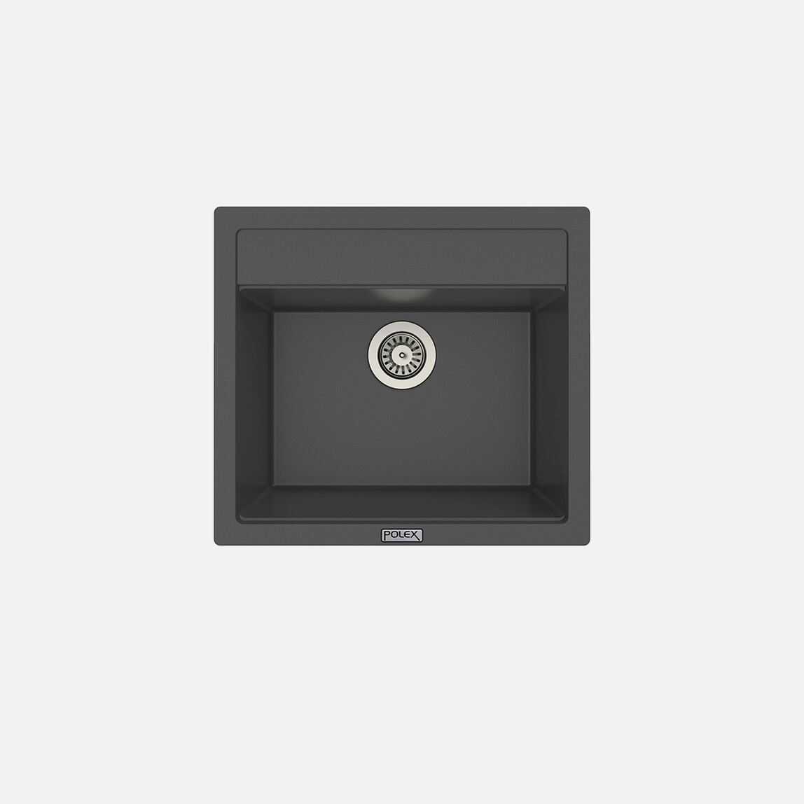    Polex P-08 Damlalıksız Eviye Antrasit 