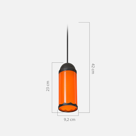Modelight Kapsul Agac Feneri Turuncu  