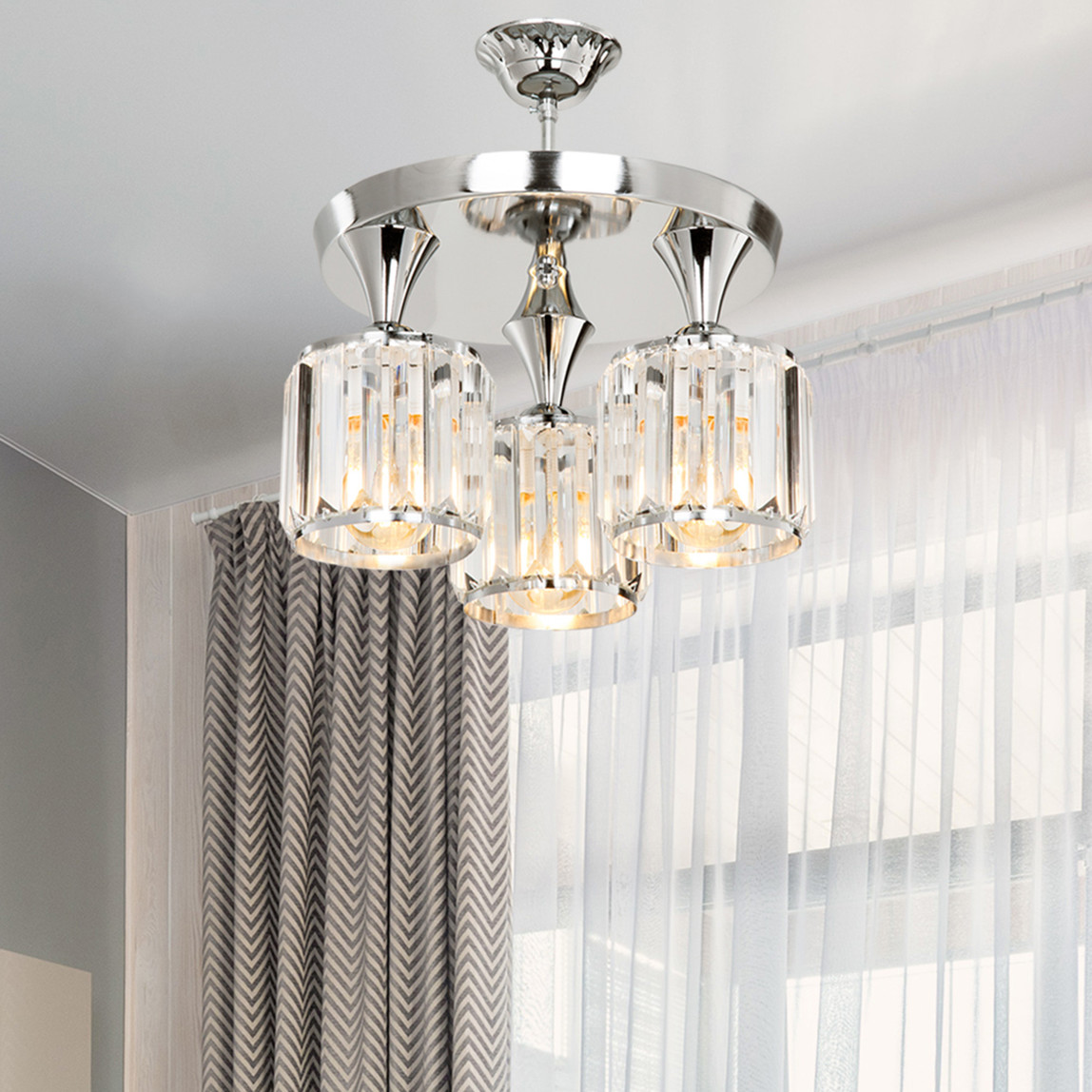    Aytaç Plafonyer 3'lü Krom E-27 Duy  