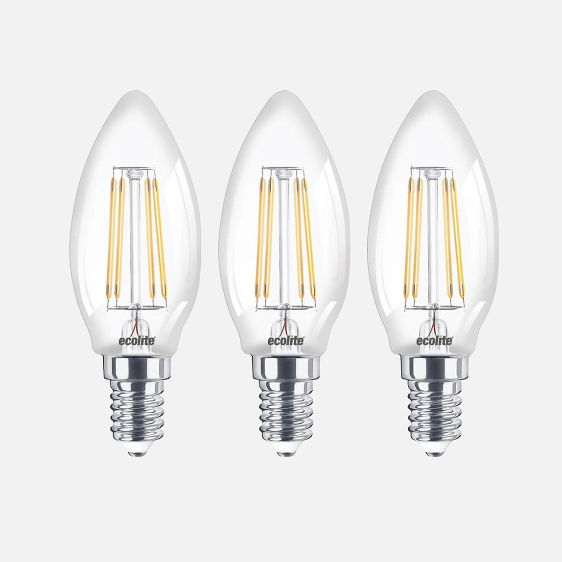    Ecolite Led Filament C35 4 W Sarı 2700K E14 LED Ampul 