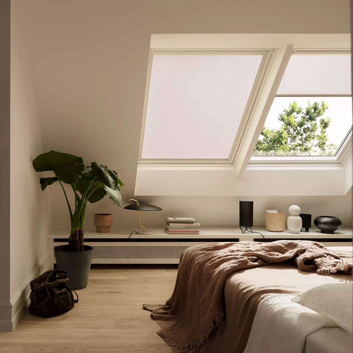    Velux Yeni Nesil Raylı Stor Bej 78x140cm Rfl Mk08 1086s 