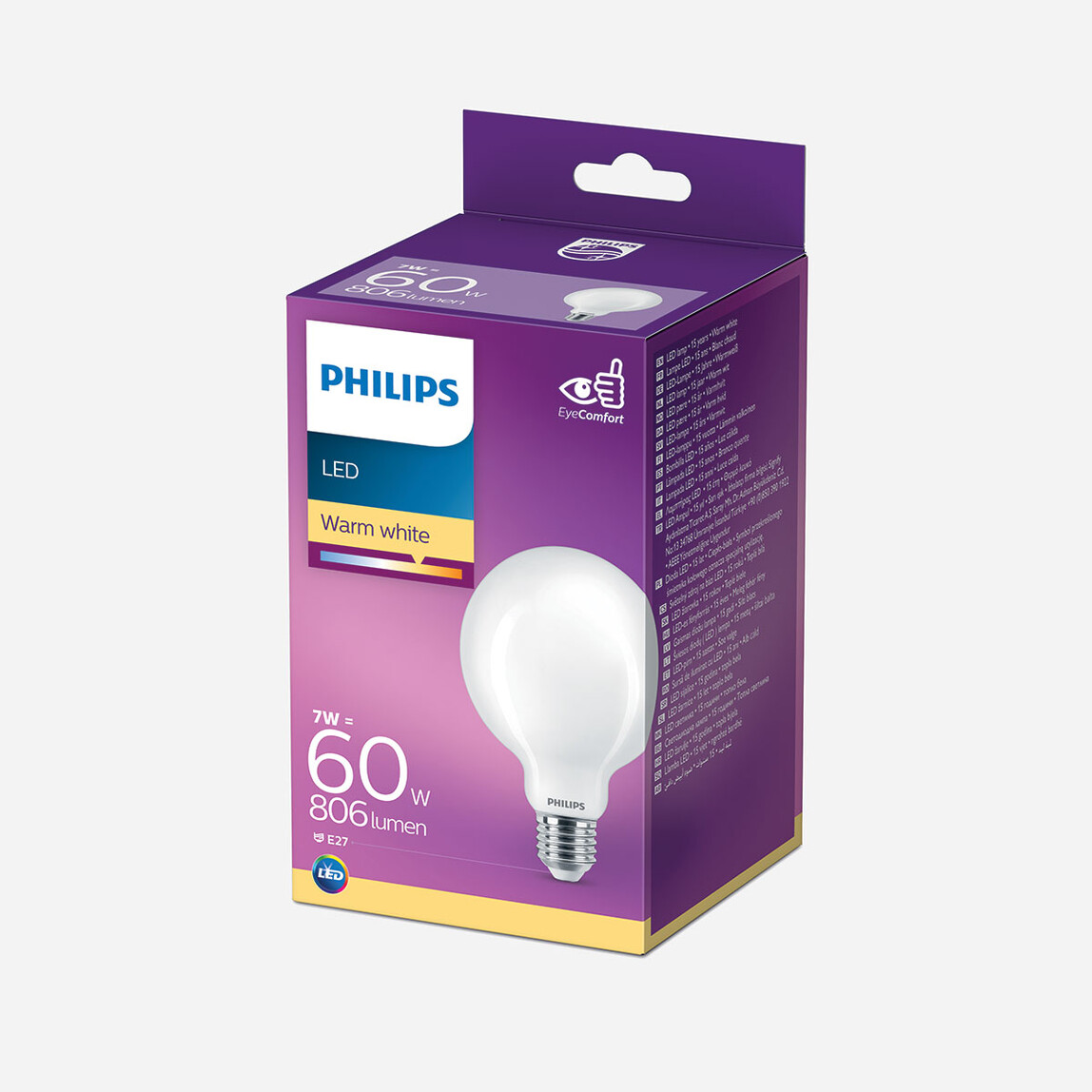    Philips G 93 60 W Beyaz Globe E27 Duy Led Ampul   